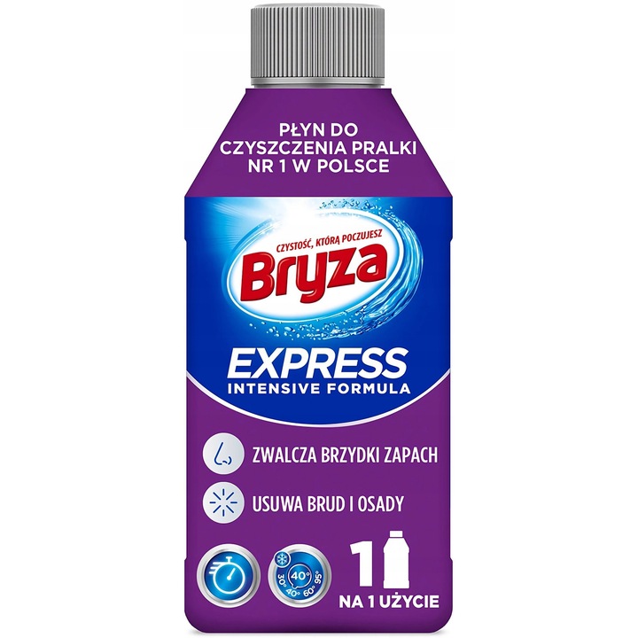 Bryza Express mosógéptisztító folyadék 250ml, 3 darabos szett
