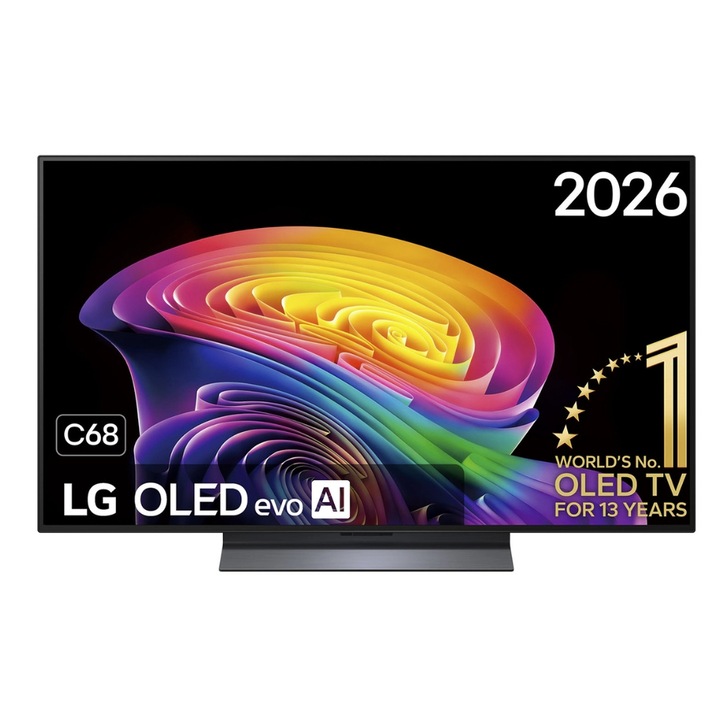 Televizor OLED LG 122 cm 48" OLED48C68LA, Ultra HD 4K, Smart TV, WiFi, CI