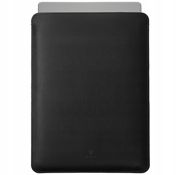 Baltan Sleeve PRO természetes bőr laptop tok, fekete 16.2"