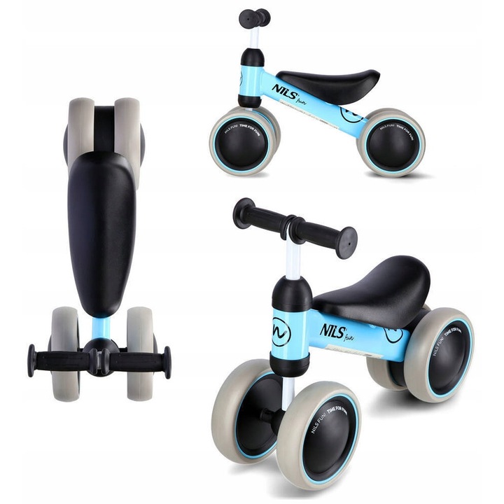 Bicicleta copii Nils Fun RB002 albastru 46.5x36.5x18cm 20kg