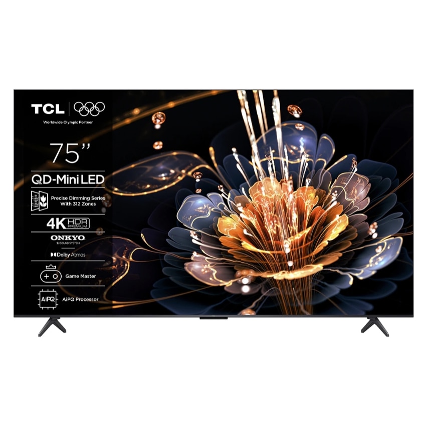 Televizor Mini LED TCL 190 cm 75" 75C69KS, Ultra HD 4K, Smart TV, WiFi, CI+