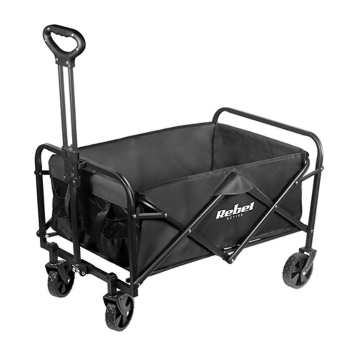 Rebel Active RBA-5500 Strandkocsi, 80 L, 100 Kg Fekete