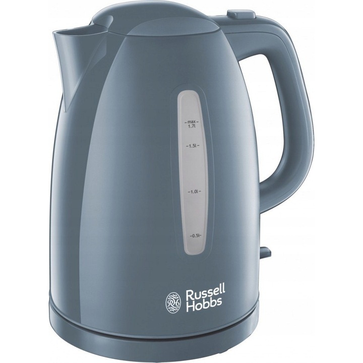 Russell Hobbs Textures Grey elektromos vízforraló 1.7l 3000W szürke
