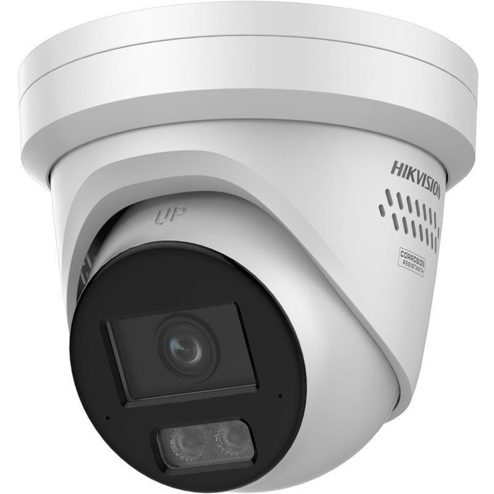 Камера IP Hikvision DS-2CD2346G3-IZS2UY/SL, куполна/туретна, устойчива на корозия, с вграден осветител, Бяла, 1 бр