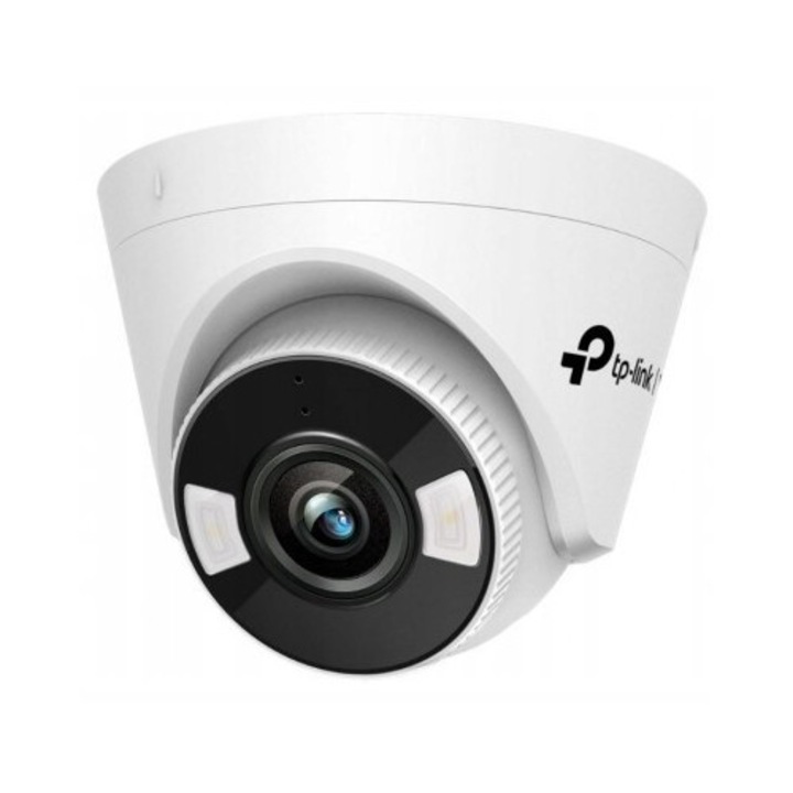 IP камера TP-Link VIGI C440, ротационна камера за наблюдение на 360°, 4 MP (2560x1440), цветно виждане 24/7, PoE, ONVIF, бяла, 1 бр