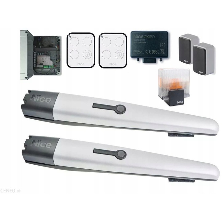 Set automatizare porti batante Nice Toona 4024, 24V, 6m, accesorii incluse