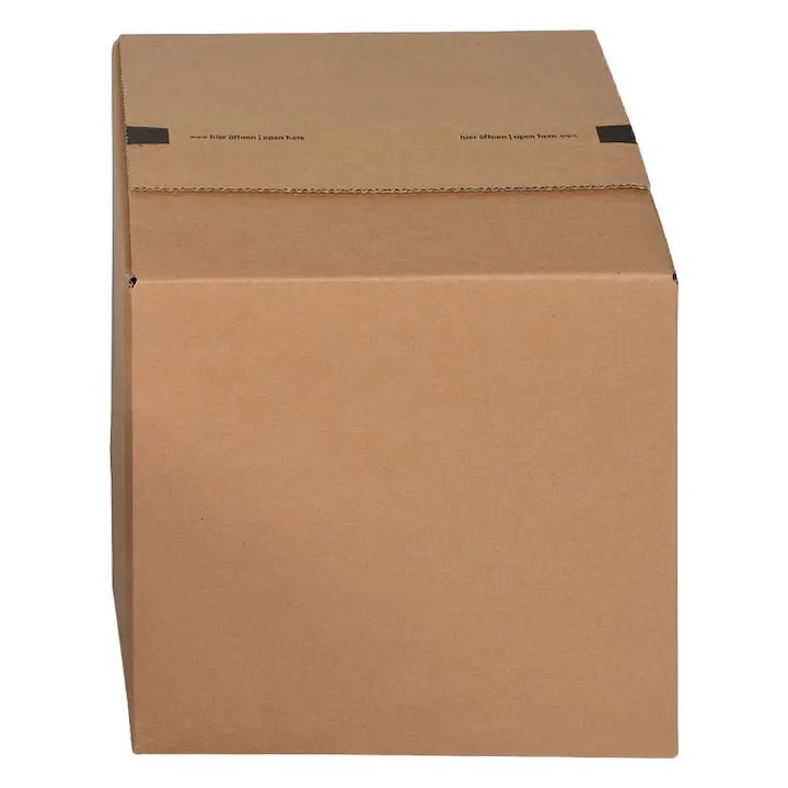 Set 10 Cutii Carton Euro Cu Autosigilare ColomPac ®, 195x194x187 mm, Culoare Maro, Carton CO3