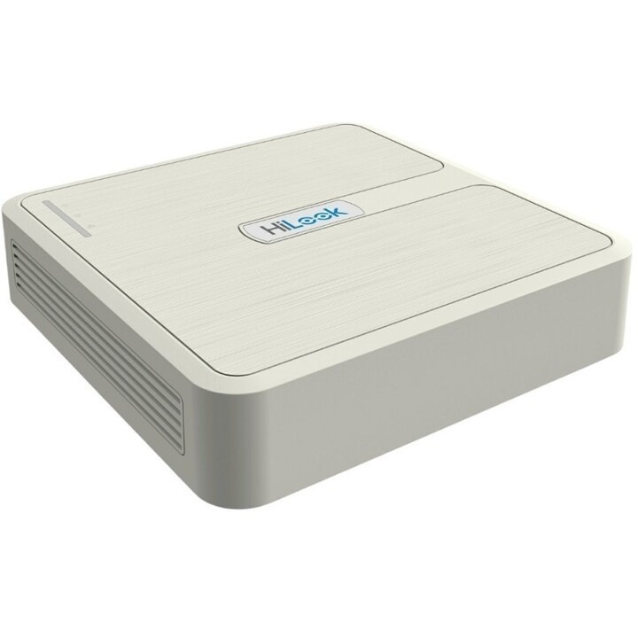 HiLook NVR-104H-D/4P(D) IP NVR rögzítő, 4 csatornás, 5MP, PoE, fehér, 1 db