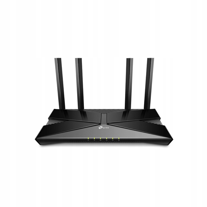 Router Wi-Fi TP-Link Archer AX1500, Wi-Fi 6 dual-band 1,5 Gb/s (1201+300 Mb/s), 4x LAN Gigabit, OFDMA MU-MIMO si Beamforming, Negru, 1 buc