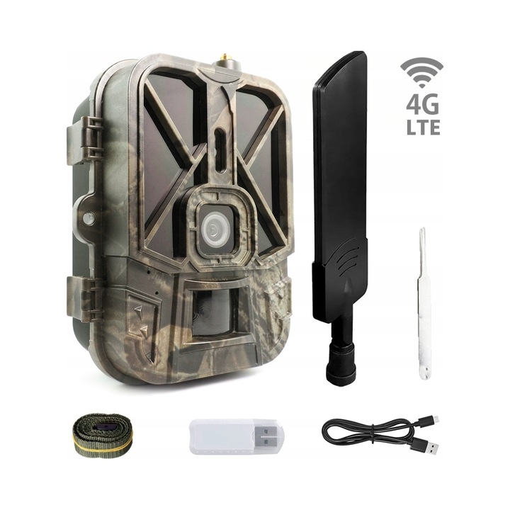 Камера за наблюдение Redleaf RD7200 LTE, 4G, 120MP, 4K, IP65, 155x110x85mm