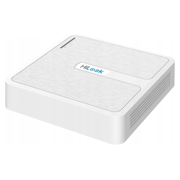 HiLook NVR IP rögzítő NVR-8CH-H/8P, 8 PoE csatorna, 4 MP, 2TB HDD-vel, fehér