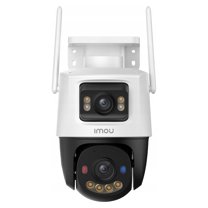 Камера за наблюдение Imou Cruiser Dual 2 Pro, двойна 4MP, PTZ, Wi-Fi 6, бяла, 30м нощно виждане
