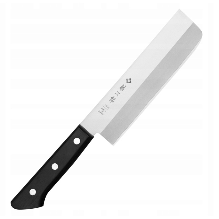 Tojiro Basic VG-10 Nakiri kés, 16.5cm, pakkawood nyél, 29x4.5x1.5cm