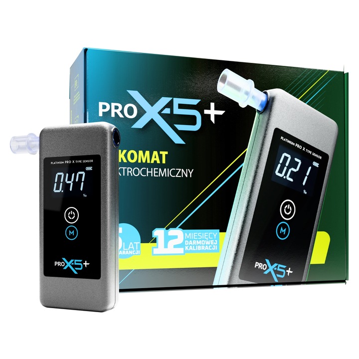 Etilotest PRO X-5 PLUS, electrochimic, precis, compact, negru