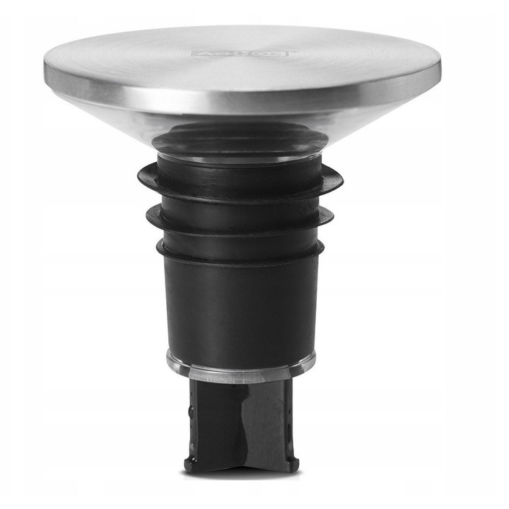 Тапа за бутилка Adhoc Champ инокс силикон 6x4.8см