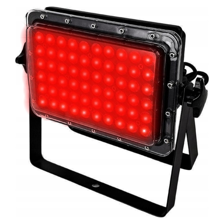 Reflektor PAR Light4Me IP PAR 360, RGB LED projektor 60x1,5W, stroboszkóp és dimmer, DMX/truecon vezérlés, IP68, fekete, 90W