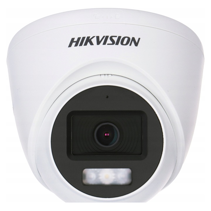 Камера за наблюдение Hikvision DS-2CE78D0T-LFS(2.8mm) Smart Hybrid Light/ColorVu, 1080p, обектив 2.8 мм, IR 40 м, IP67, Бяла