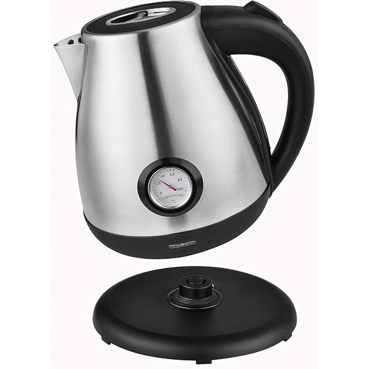 Venga elektromos vízforraló 1,7L 2000W inox 21,6x16,8x20,8cm
