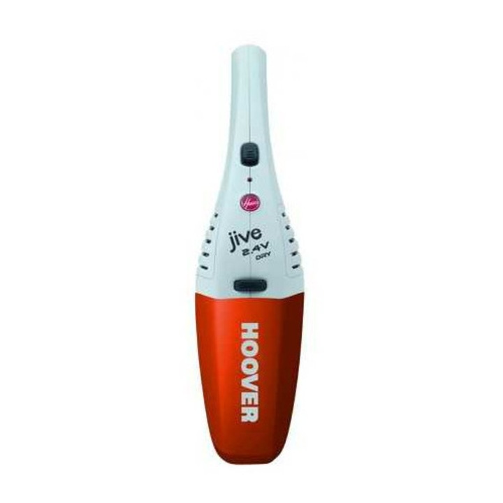Aspirator de mana Hoover SJ24DWO6/1, portabil, cu acumulator 20 W, autonomie 10 min, capacitate 0.3 l, alb/portocaliu, 0.8 kg