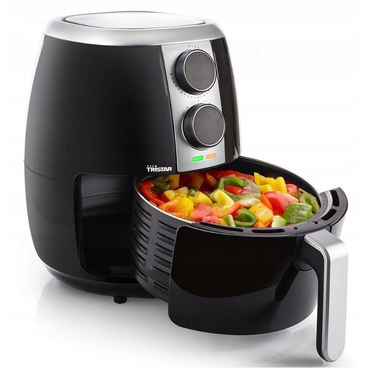 Friteuza cu aer cald Tristar FR6989, 3.5L, neagra, 1500W