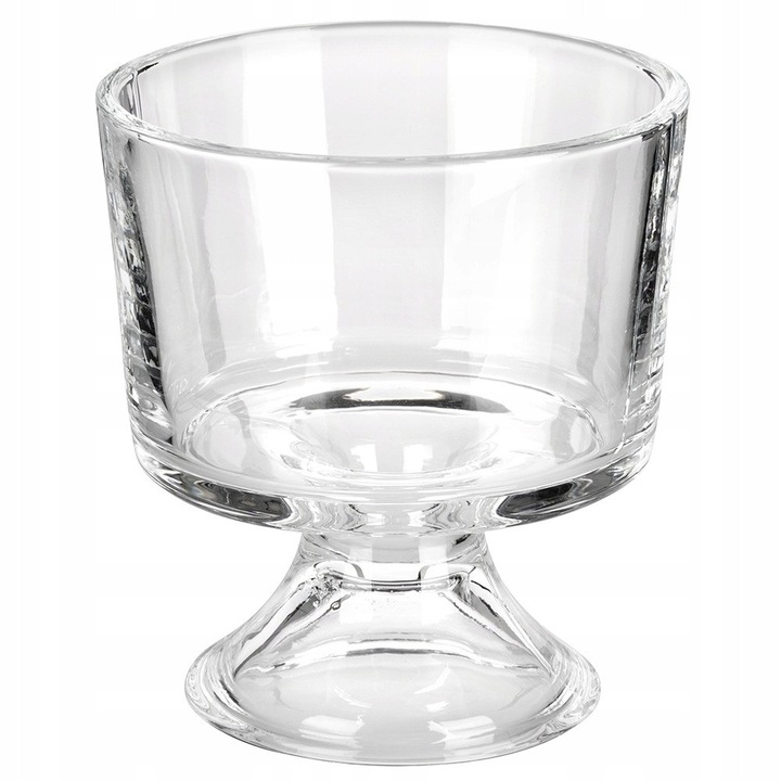 Set 6 bucati, Pahare desert Artemis din sticla, capacitate 290 ml, dimensiuni 9,5x10,5 cm, rezistente la zgarieturi, compatibile cu masina de spalat, transparent, 6 x 290 ml