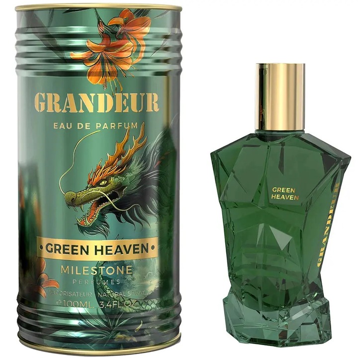 Grandeur Green Heaven Eau de Parfum, Férfi, 100 ml