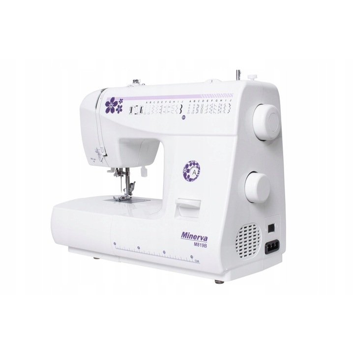 Masina de cusut Minerva M819b, 19 programe, LED, 17x30x38cm