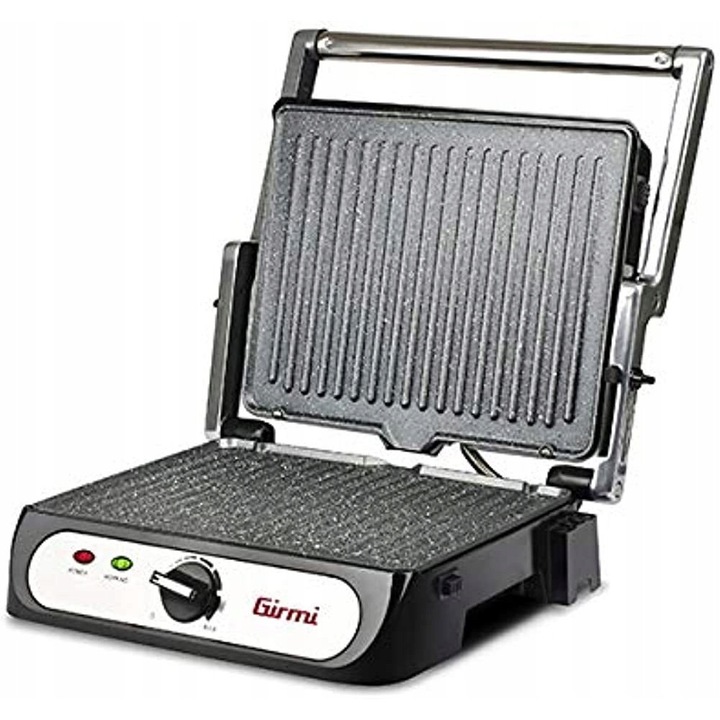 Grill electric Girmi BS41 2000W neaderent marmura inox 365x140x330mm