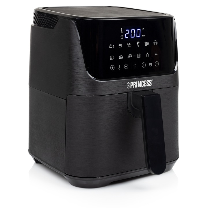 Friteuza digitala Princess 182024, 3,5L, 10 programe, negru, XL