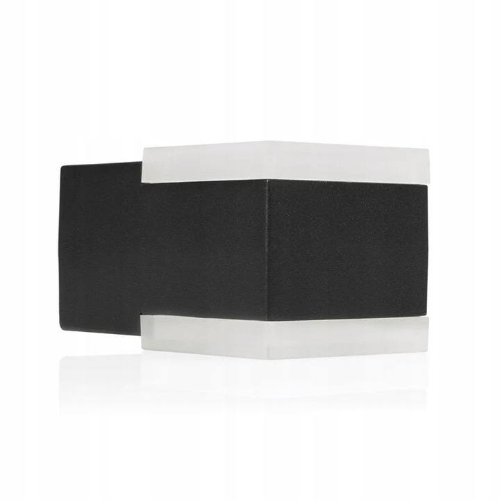 Smartwares LED kültéri fali lámpa, alumínium, fekete, 7x12x7.5cm