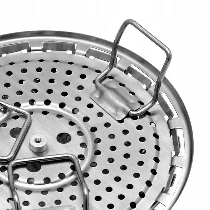 Cos pentru gatit aburi Artemis, inox, pliabil, 14x23cm, argintiu
