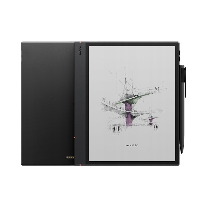 Таблет Onyx Note Air 5 C, 10,3'' e-ink Kaleido 3, 64 GB, 6 GB RAM, включен стилус Boox Pen3, черен
