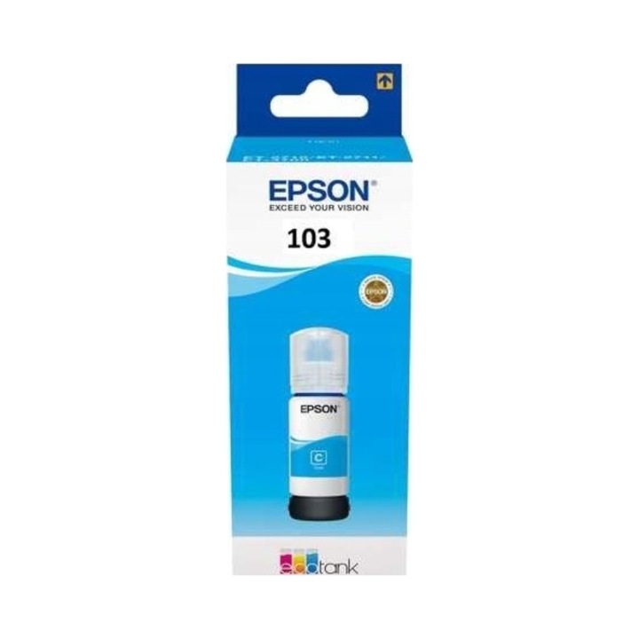 Мастило за принтер Epson 103 циан 70мл оригинално