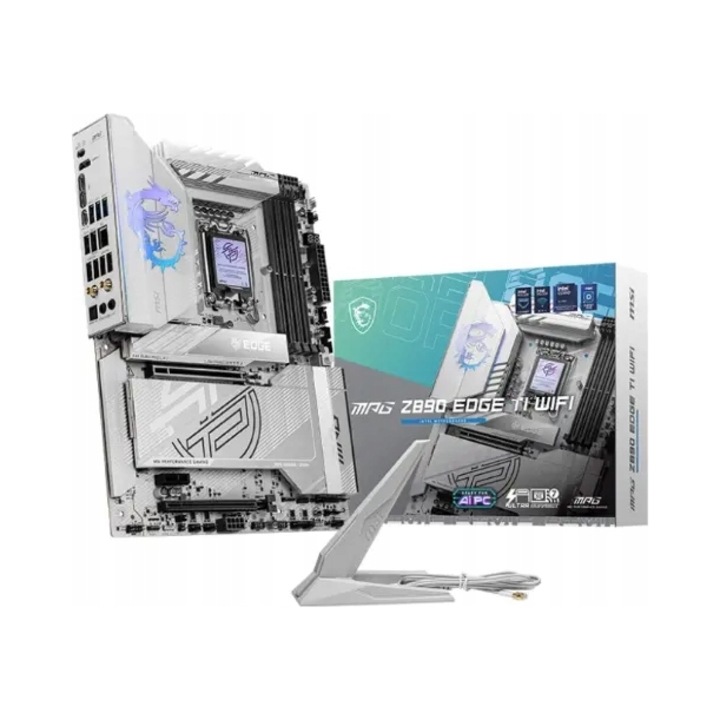 Дънна платка MSI MPG Z890 EDGE TI WIFI, ATX, DDR5, Wi-Fi 7, Thunderbolt 4, 30.5x24.4cm