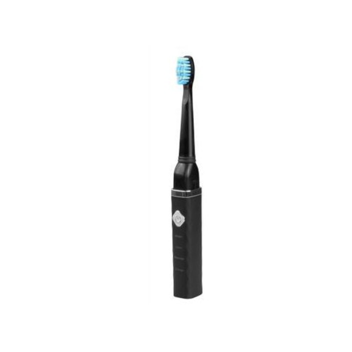 Lucznik SG 516 szónikus fogkefe, 38.000 fordulat/perc, 3 mód, Li-ion akkumulátor, USB töltés, 2 fejjel, Dupont sörték, fekete, 1 db.