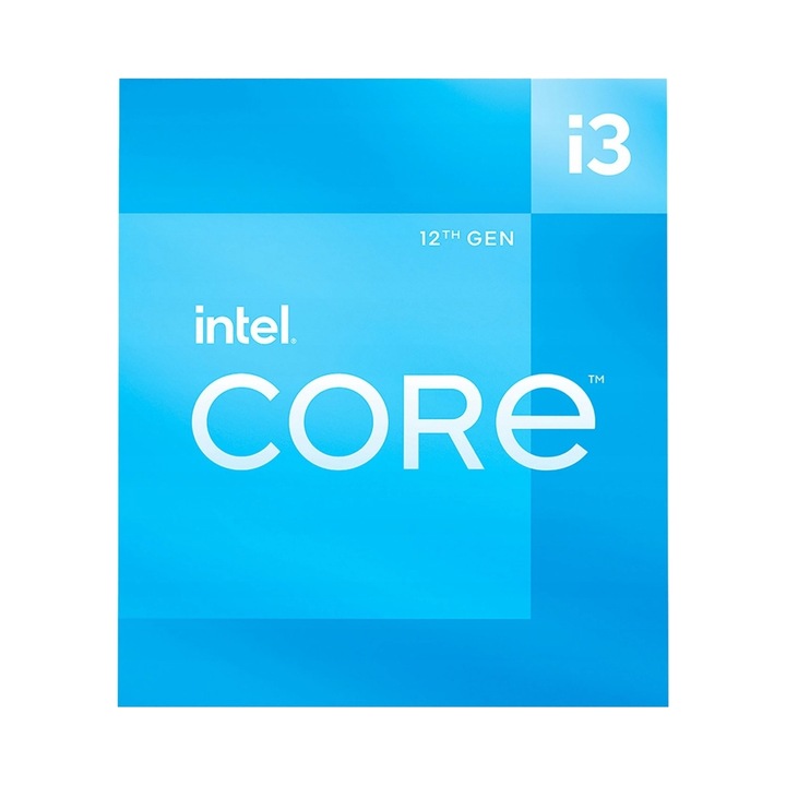 Procesor Intel Core i3 12100F 4 nuclee 3.3x4.3GHz LGA1700 Box