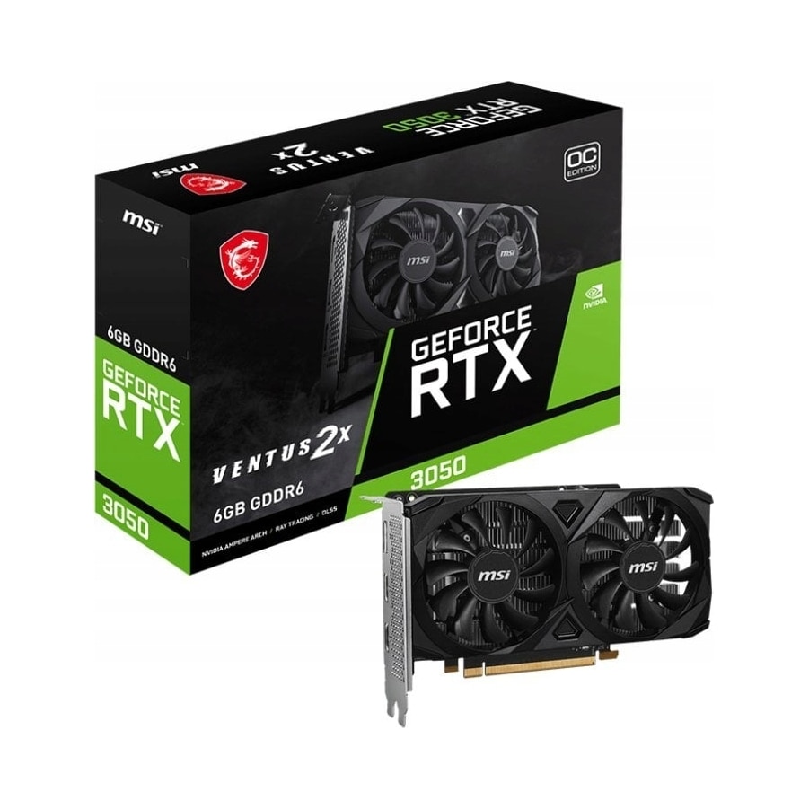 MSI GeForce RTX 3050 Ventus 2X 6GB