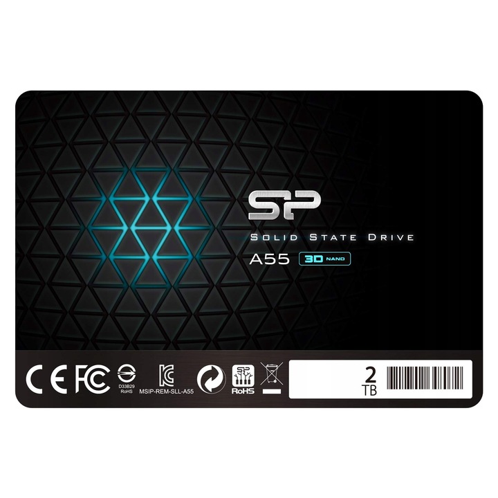 SSD Silicon Power Ace A55 2TB 2,5 инча SATA III черен