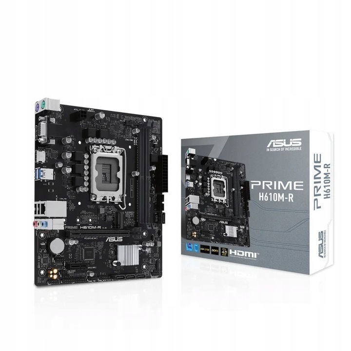 Placa de baza ASUS PRIME H610M-R micro ATX DDR5, SATA3, M.2, USB3.0, 226x195x36.5mm