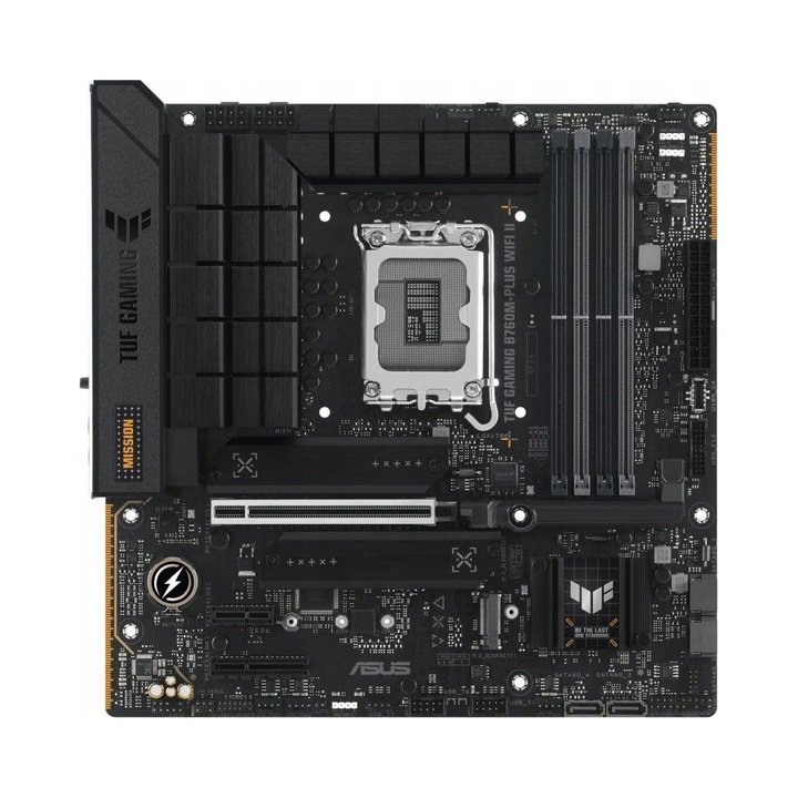 Placa de baza ASUS TUF GAMING B760M-PLUS WIFI II, mATX, DDR5, WiFi, 244x244mm