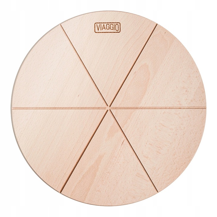 Placa pentru pizza/tocator Viaggio din lemn masiv de fag, o 35 cm, natural, 1 buc