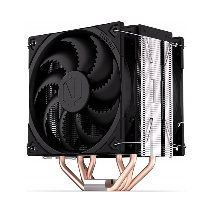 Охладител за процесор Endorfy Fera 5 Dual Fan, двоен вентилатор, черен, 15.5x12.7x10.2см