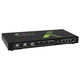 KVM kapcsoló 4 portos HDMI USB 4K fekete 4x1 készlet