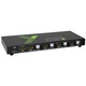 KVM kapcsoló 4 portos HDMI USB 4K fekete 4x1 készlet
