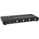 KVM kapcsoló 4 portos HDMI USB 4K fekete 4x1 készlet