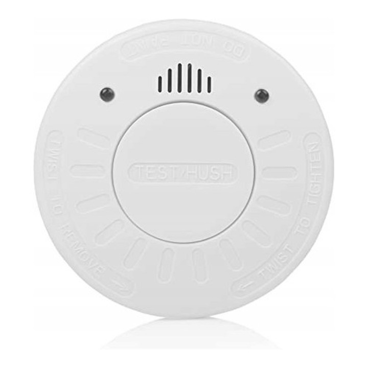 Detector de fum Smartwares RM520, senzor optic, alb, 11.8x4.3x16.5cm, 10 ani baterie
