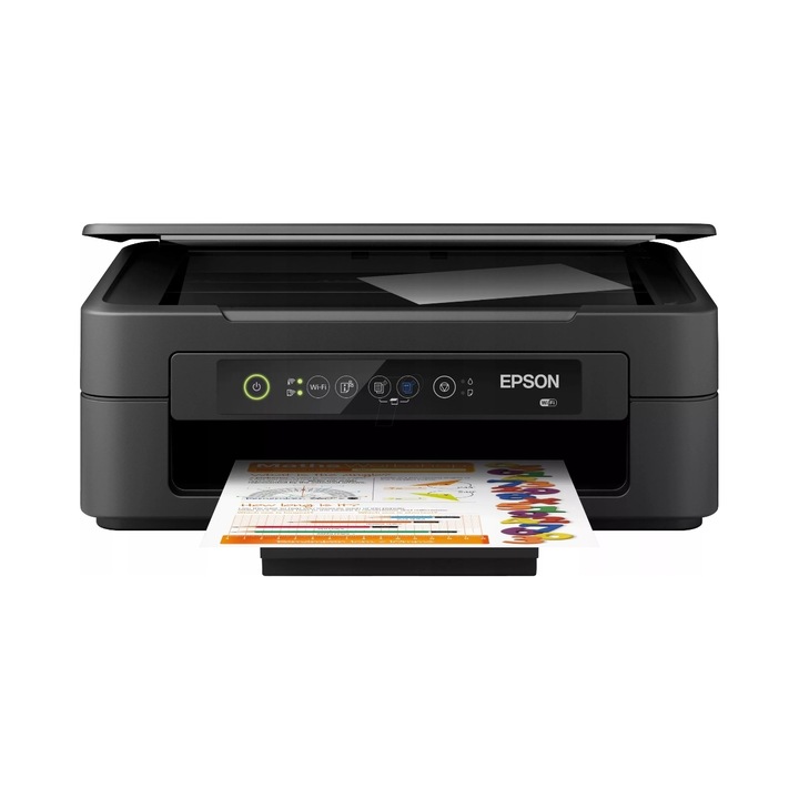Мултифункционален принтер Epson XP-2200, мастиленоструен Claria Home, 3 в 1 печат/сканиране/копиране, Wi-Fi, A4, черен, 1 бр