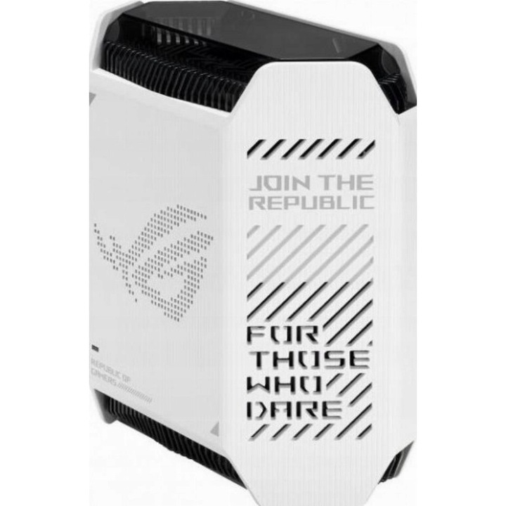 Router wireless/mesh ASUS GT6 (1PK) wi-fi 6 ax10000, mu-mimo si ofdma, dual-band 2.4/5 GHz, alb, 1 buc