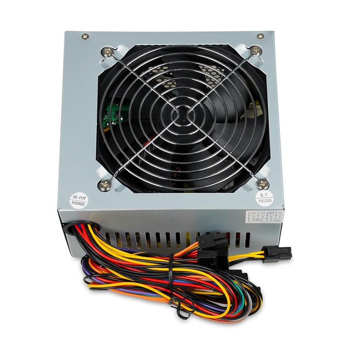 PC tápegység IBox ZIC400W12CMFA 400W 12cm ventilátor 150x140x85mm