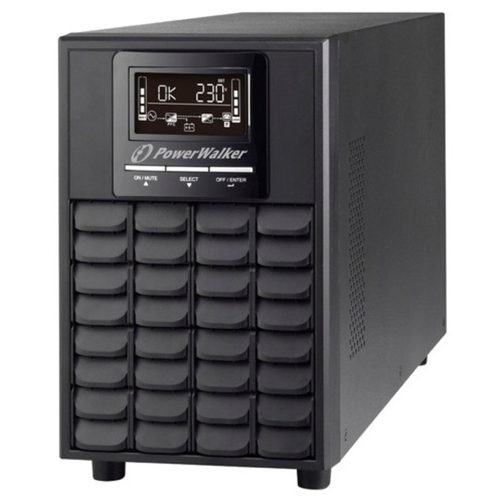 UPS PowerWalker VFI CG PF1 1000VA 1000W fekete 145x221x397mm